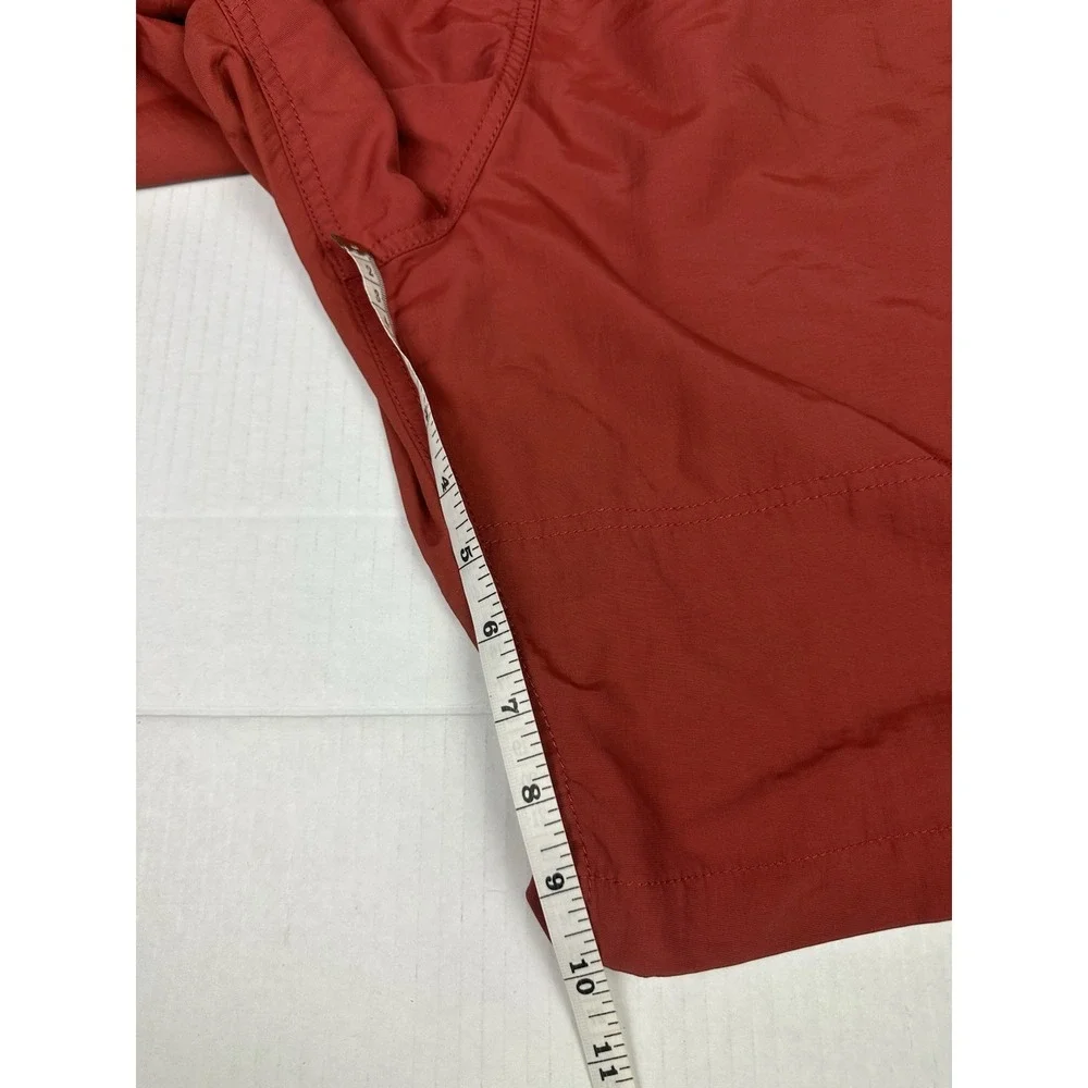 KAVU Belted Hiking Shorts Red (rust Color) Mens XL Elastic Quick-Drying